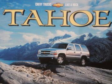 Chevrolet Tahoe 2001 Brochure beschikbaar voor biedingen