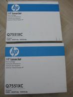 2 orig HP Q7551X (HP 51X) zwart HP P3005-M3027mfp-M3035mfp, Computers en Software, Printerbenodigdheden, Nieuw, HP Hewlett Packard