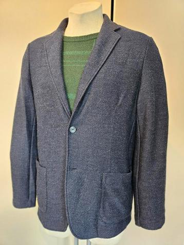 Originele Gran Sasso Colbert/Vest Royal Blue Visgraat Tweed  beschikbaar voor biedingen