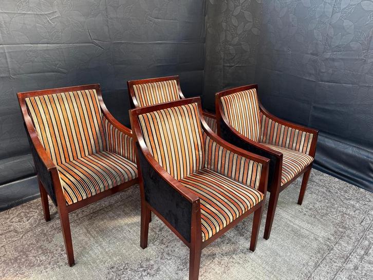 Vintage fauteuils 8 stuks, Antiek en Kunst, Antiek | Meubels | Stoelen en Banken, Ophalen