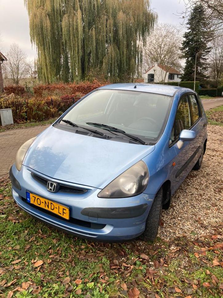 Honda Jazz 1.4 I LS 2003 Blauw, Auto's, Honda, Particulier, Jazz, Airbags, Elektrische ramen, Mistlampen, Trekhaak, USB, Benzine