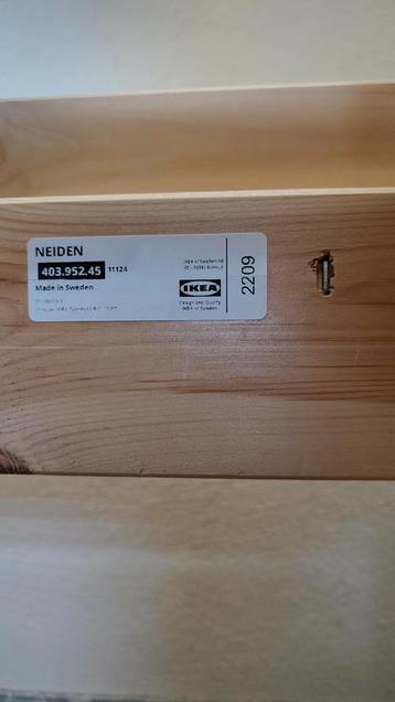 Houten Ikea bed met verstelbare Beter Bed lattenbodem. - afbeelding 4