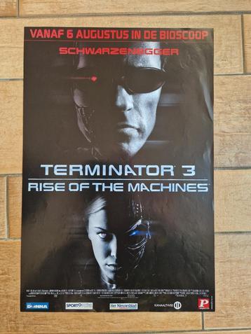 filmaffiche Terminator 3 Arnold Schwarzenegger filmposter beschikbaar voor biedingen