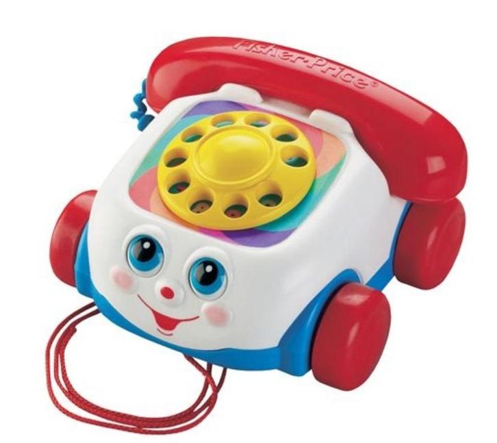 Fisher-Price telefoonwagen, Kinderen en Baby's, Speelgoed | Babyspeelgoed, Nieuw, Met geluid, Verzenden
