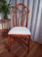Prachtige vintage rotan stoelen, Huis en Inrichting, Stoelen, Twee, Ophalen of Verzenden, Bruin