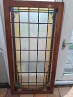 3 glas in lood ramen. Vintage.  3 Verschillende maten., Ophalen, Gevelraam of Ruit, Gebruikt, Minder dan 80 cm