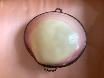 Sieradendoosje Frankrijk, Schelp in garnituur, 9x8 cm beschikbaar voor biedingen
