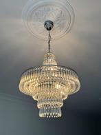 Crystal pendant lamp/Hanging lamp, Including bulbs, Ophalen, Zo goed als nieuw, Metaal, Minder dan 50 cm