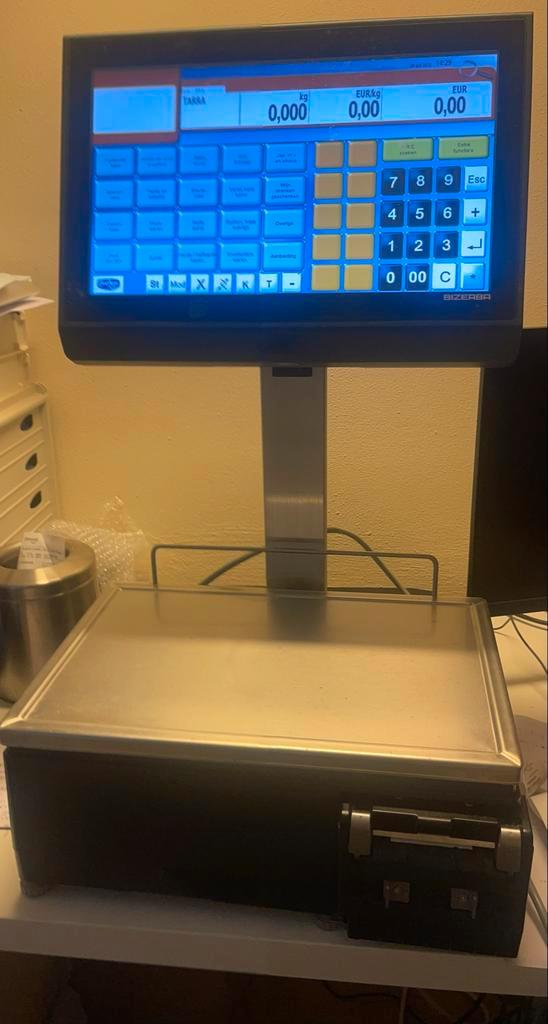 Bizerba XC II 800 Pro Kassa/Weegschaal, Zakelijke goederen, Kantoor en Winkelinrichting | Winkel en Inventaris, Ophalen