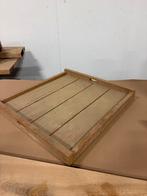 Steigerhouten Dienblad - B81 D76, Ophalen, Gebruikt, Rechthoekig, Hout