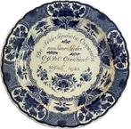 Wandbord Delft de porceleyne fles30 juli 1923 - 40 cm, Antiek en Kunst, Ophalen of Verzenden