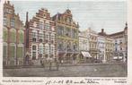 groningen 2 x  groote markt 1908/1931 tekst /zegel, Ophalen of Verzenden, 1960 tot 1980, Groningen