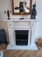 Electrisch haard met schouw, Huis en Inrichting, Haarden, Ophalen, Vrijstaande haard, Elektrische haard