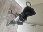 Stokke Xplory Kinderwagen – Compleet Zwart met Accessoires, Gebruikt, Verstelbare duwstang, Ophalen, Kinderwagen