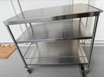 FLYTTA 98x57cm RVS Trolley, Ophalen, Zo goed als nieuw, Minder dan 50 cm, Minder dan 100 cm