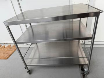 FLYTTA 98x57cm RVS Trolley beschikbaar voor biedingen