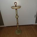 Marmer / onyx staande asbak jaren 60, Ophalen of Verzenden, Koper of Brons