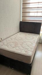 Bed 200x120 van het werk bedas incl matras, Ophalen of Verzenden, Zo goed als nieuw, Eenpersoons, Blauw