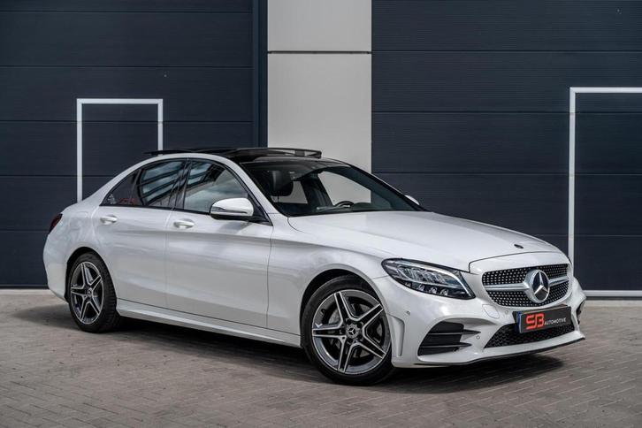 Mercedes C-klasse 200 d AMG Sfeer|Memory|Virtual|Pano|BOMVOL, Auto's, Mercedes-Benz, Bedrijf, Te koop, C-Klasse, ABS, Achteruitrijcamera