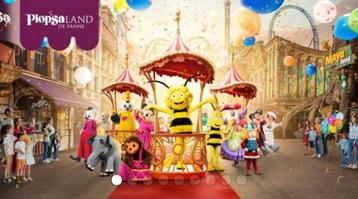 7 tickets / kaartjes Plopsaland de Panne beschikbaar voor biedingen