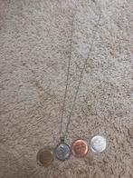 Mi Moneda Ketting, Met hanger, Ophalen of Verzenden, Zo goed als nieuw, Zilver