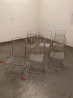 Set van 6 Till Behrens Kreuzschwinger Stoelen, Gebruikt, Overige kleuren, Ophalen of Verzenden, Metaal