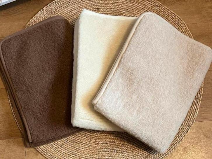 Merino wollen deken voor wieg, ledikant en peuterbed (nieuw), Kinderen en Baby's, Dekens, Slaapzakjes en Inbakerproducten, Nieuw