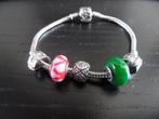 Leuke armband van Elemento met 2 sluiters en 3 kralen, Ophalen of Verzenden, Zo goed als nieuw, Met bedels of kralen