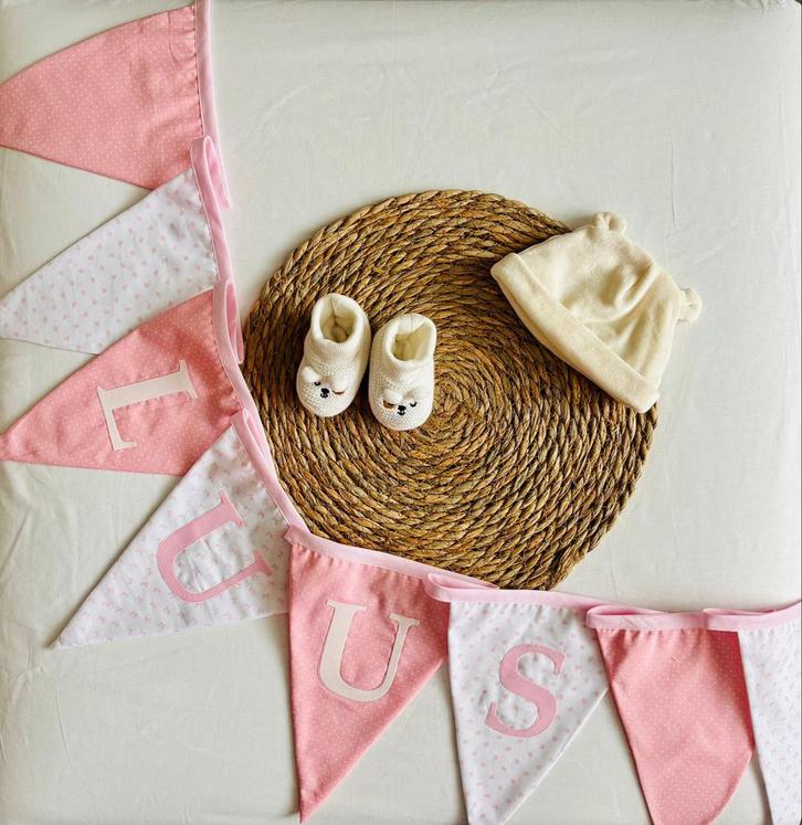 Geboorteslinger - Handgemaakt & Persoonlijk Atelier Baks, Kinderen en Baby's, Babykleding | Schoentjes en Sokjes, Nieuw, Jongetje of Meisje