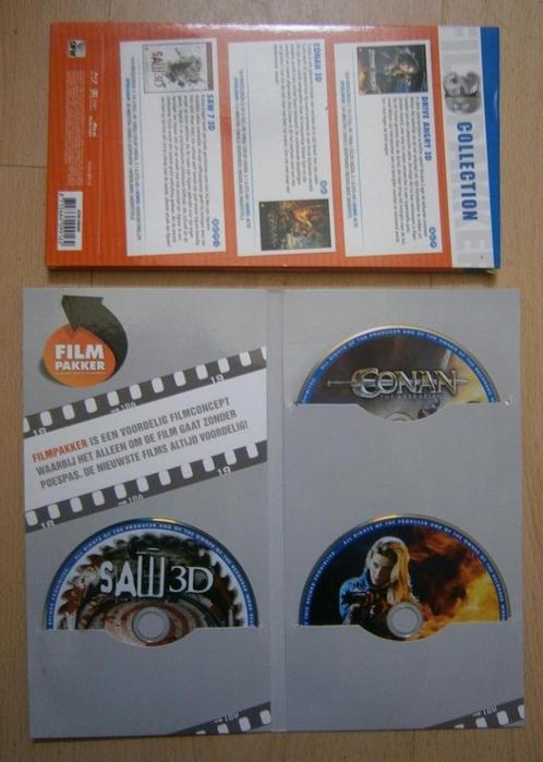 3d Collection Drive Angry 3d ! Saw 3d & Conan 3d als 1 set, Cd's en Dvd's, Blu-ray, Zo goed als nieuw, Horror, 3D, Boxset, Ophalen of Verzenden