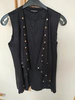 sportieve zwarte hes merk Drole de Copine valt als maat S/M, Verzenden, Zwart, Zo goed als nieuw, Maat 36 (S)