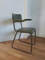 Vintage Buisframe Stoel met Armleuningen, Huis en Inrichting, Stoelen, Gebruikt, Overige kleuren, Ophalen of Verzenden, Eén