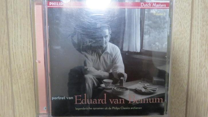 Cd Philips Dutch Masters: Portret van Eduard van Beinum, Cd's en Dvd's, Cd's | Klassiek, Zo goed als nieuw, Kamermuziek, Classicisme