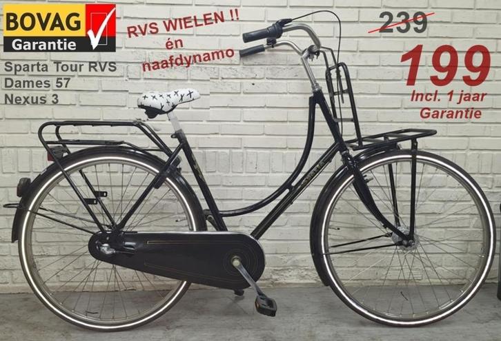 ZGAN Gazelle/Sparta/Batavus 0p=0p AKTIE !! én mét GARANTIE, Fietsen en Brommers, Fietsen | Dames | Damesfietsen, Zo goed als nieuw