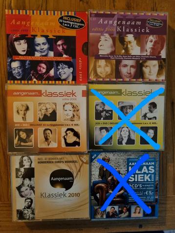 AANGENAAM KLASSIEK - 4 Verzamelcd's - vanaf 1.25€

 beschikbaar voor biedingen