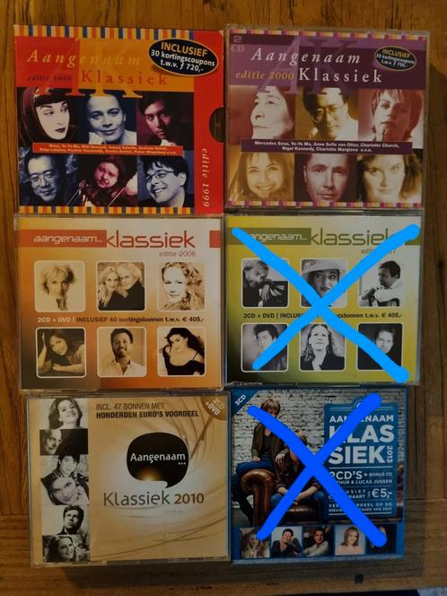 AANGENAAM KLASSIEK - 4 Verzamelcd's - vanaf 1.25€, Cd's en Dvd's, Cd's | Verzamelalbums, Klassiek, Ophalen of Verzenden