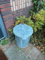 Zinken Amsterdam Prullenbak, Minder dan 75 liter, Ophalen of Verzenden, Gebruikt, Metaal