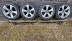 19inch Audi q5 velgen met zomerbanden, Auto-onderdelen, Banden en Velgen, Gebruikt, Velg(en), 235 mm, Zomerbanden