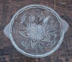 Art deco glazen zeester en vissen schaal, Ophalen of Verzenden