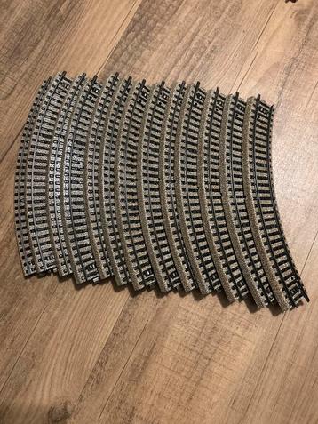 13x Märklin 5120 Rails - Gebogen beschikbaar voor biedingen