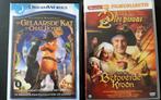 2 DVD'S,  Piet Piraat en de Gelaarsde Kat, Vanaf 6 jaar, Ophalen of Verzenden, Zo goed als nieuw