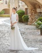 trouwjurk Sample Sale Rosa Clará – ALMA NOVIA MAELIA, Ophalen, Trouwjurk, Wit, Nieuw