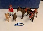 Playmobil amazone, twee paarden, twee veulens, Ophalen of Verzenden, Zo goed als nieuw