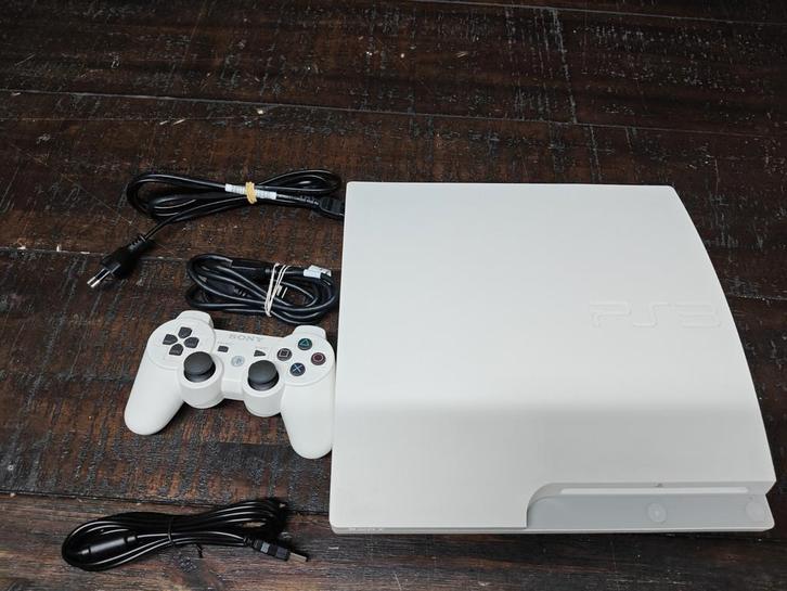 PS3 Slim White CECH-3004B 320 GB, Spelcomputers en Games, Spelcomputers | Sony PlayStation 3, Ophalen of Verzenden
