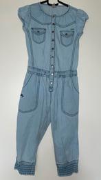 Jilly Jumpsuit jeansstof/katoen. Mt 122, Kinderen en Baby's, Kinderkleding | Maat 122, Overige typen, Meisje, Jilly, Ophalen of Verzenden