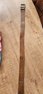 Bruin/Taupe Lederen Riem - The Belt - Maat 85, Ophalen of Verzenden, Gedragen, Bruin, Echt leder