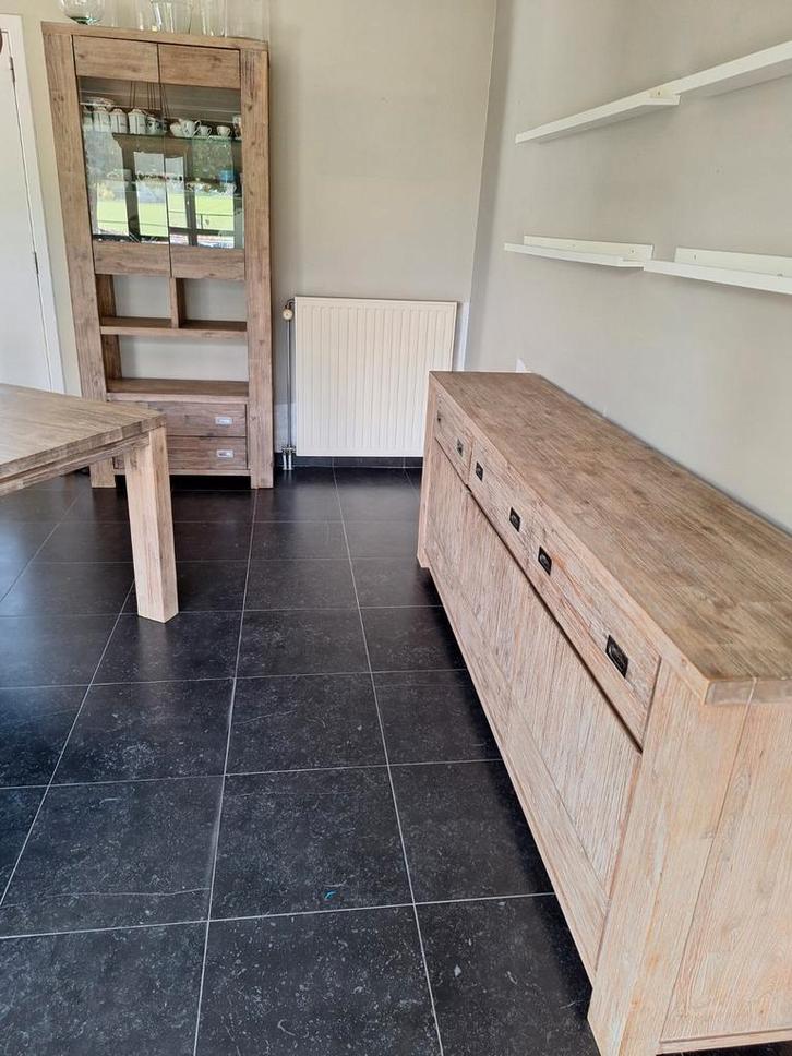 Henders & Hazel Acacia Eetkamerset, Huis en Inrichting, Kasten | Dressoirs, 25 tot 50 cm, Ophalen