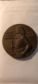 Witte Cornz de With Bronzen Penning, Ophalen of Verzenden, Brons, Nederland