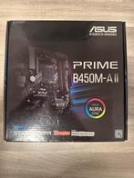 ASUS Prime B450M-AII, DDR4, Ophalen of Verzenden, Zo goed als nieuw, Micro-ATX