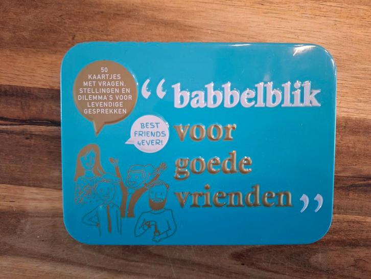 Babbelblik voor goede vrienden - Kaartspel, Hobby en Vrije tijd, Gezelschapsspellen | Bordspellen, Ophalen of Verzenden